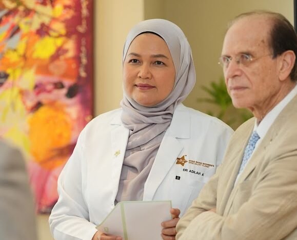 Star Iman team with Dr Robert Fischer