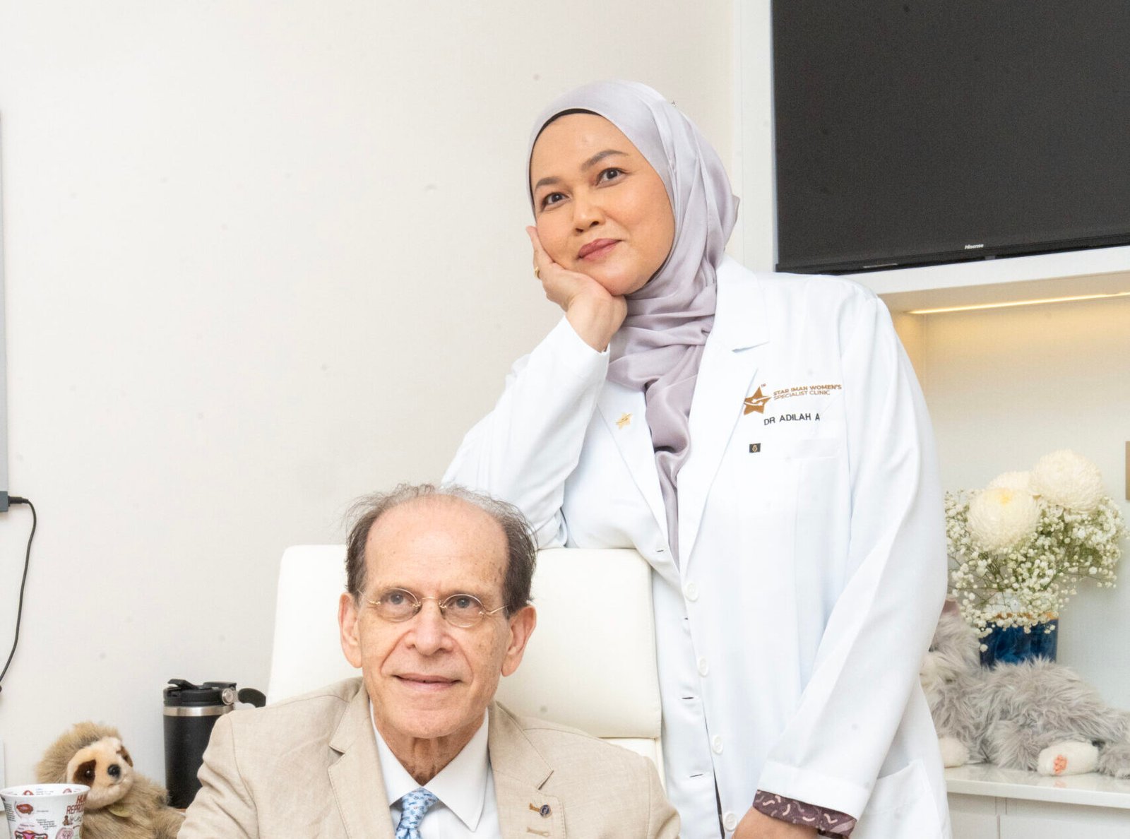 Dr Adilah and Dr Robert Fischer